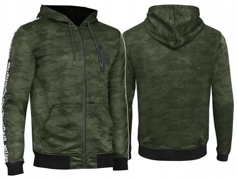 Džemperis vyrams Mil-Tec Training Sweatshirt, žalia