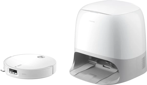 Roborock Qrevo Curv 2 proX Saug-/Wischroboter mit FlexiArm Wischsystem Absaugstation baltas