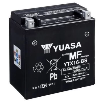 Starterio akumuliatorius YUASA YTX16-BS