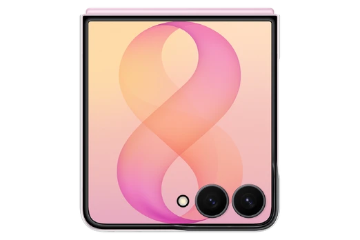 Galaxy Flip8 skaidrus dėklas su magnetu