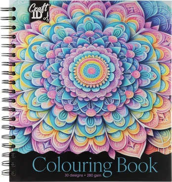 Craft Id - Colouring book - 30 designs - Mandala (CR5027/GE)