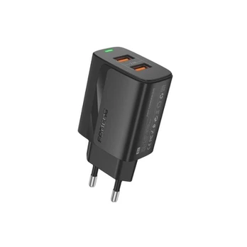 Foneng Eu63 2.4a 12w 2xusb įkroviklis, baltas