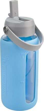 Paladone Minecraft - Glass Water Bottle with Sleeve