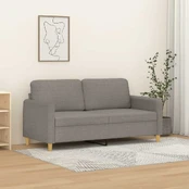 Dvivietė sofa, taupe spalvos, 140cm, audinys kaina