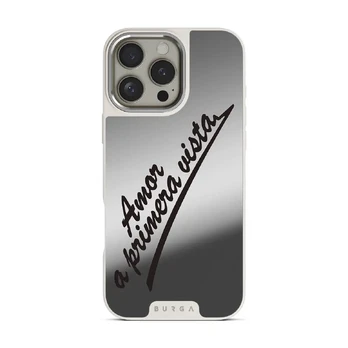 Amor - iPhone 16 Pro Case, Elite Mirror Light (MagSafe) / Silver