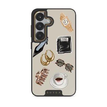 Boss Babe - Samsung Galaxy S25 Case, Elite Dark (Magnetic) / Gold