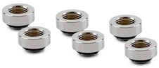 Thermal Grizzly DeltaMate Extender Fitting - MF7, Gloss nickel, 6er-Pack
