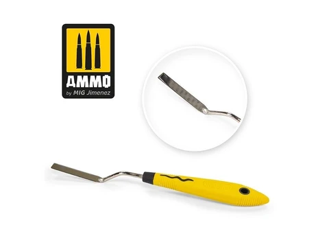 AMMO by MIG Jimenez AMMO MIG - Flat Rectangle Palette Knife (Peilis), 8683