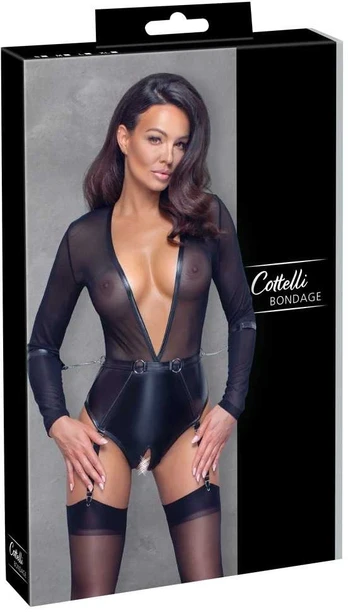 Bondage Body black S glaustinukė