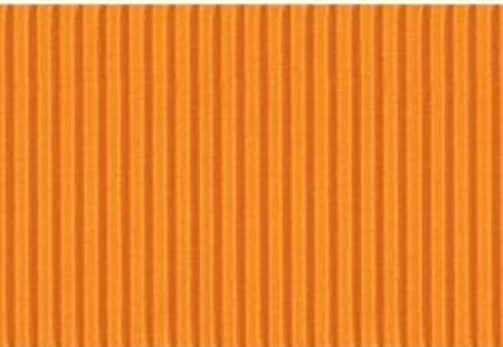 Gofruotas kartonas 50x70 cm, Folia oranžinis