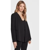 TWINSET Švarkas 231TP2775 Juoda Regular Fit