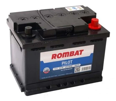 Akumuliatorius Rombat Pilot, 12 V, 55 Ah, 450 A