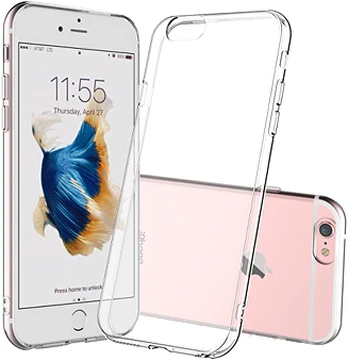 Plonas 1 mm dėklas, skirtas iPhone 6 Plus / 6s Plus skaidrus