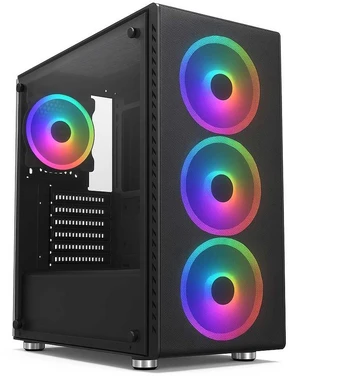 1St Cool 1stCOOL MiddleTower RAINBOW 4, 4xRGB fan, 650W 88+