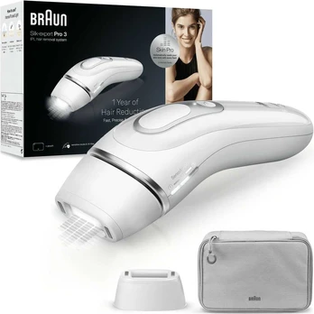 Braun Silk-expert Pro 3 PL3020 IPL balta ir-sidabrinė