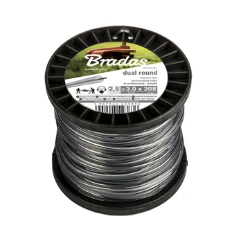 Nešiojamos žoliapjovės lynas Bradas, 100 m x 3 mm