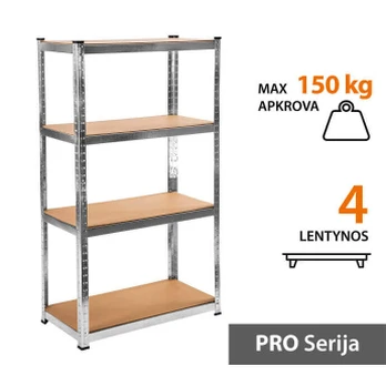 Lentynos sandėliavimui 150x75x40 PRO