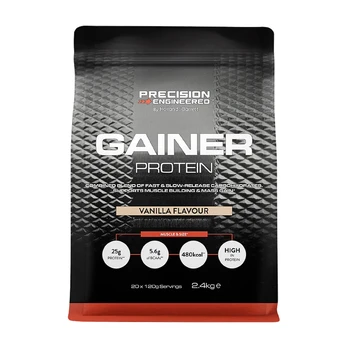 H&B PRECISION ENGINEERED vanilės skonio gaineris masės didinimui, 2,4 kg