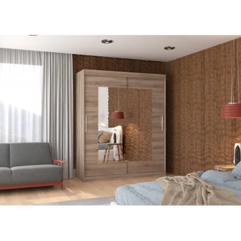 Sliding wardrobe with mirror ROSETTE 180