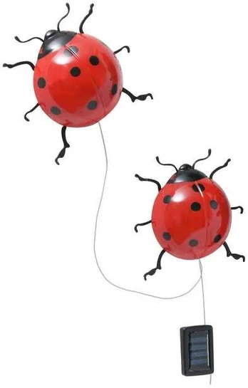 Maximex Solar garden lights, LED ladybugs, 2 pieces, 20 cm