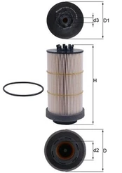 Degalų filtras KX80/1D