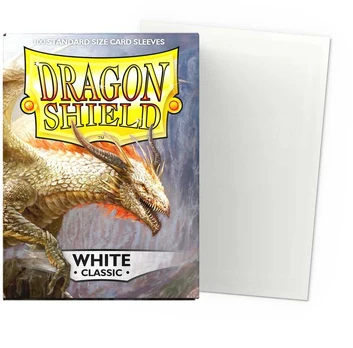 Dragon Shield Standard Sleeves - Classic Baltas (100 Vnt)