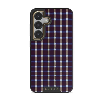 Crosscheck - Samsung Galaxy S25 Case, Elite Dark (Magnetic) / Gold