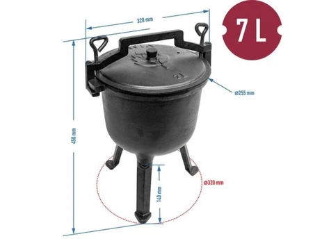 Ketaus katilas su trikoju 2in1, 7l