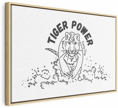Artgeist Paveikslas - Tiger Power (1 Part) Wide