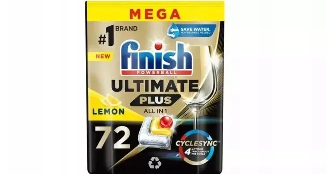 Finish Tabletės do zmywarki Finish UltimatePlus 72szt