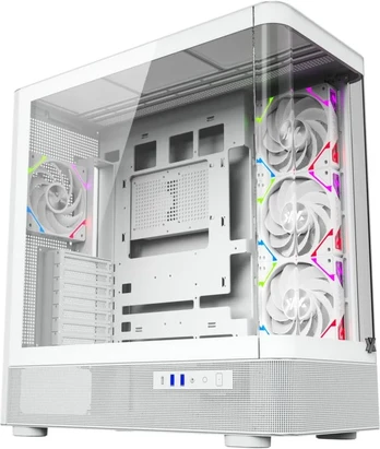 XYZ PC GEAR „Quantum ARGB“ korpusas, baltas (X-CS-QUANTUM-W)