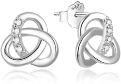 Beneto Original sidabrinis earrings with zircons AGUP2331L