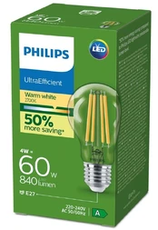 LEMPA LED E27 A60 4W 840LM 2700K CL kaina