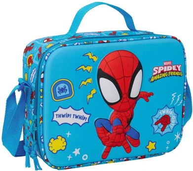 Safta Marvel Spidey 3D thermal lunch bag