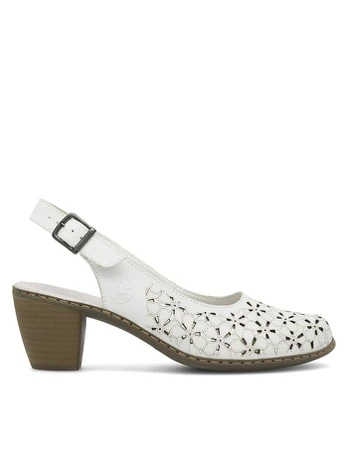 Rieker Bateliai 40981-80 Balta
