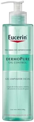 Valomasis veido gelis Eucerin DermoPure Oil Control, 400 ml, universalus, - kaina