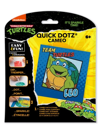 DIAMOND DOTS kūrybinis rinkinys piešimas deimantais TMNT - Leo, DTZ5.030