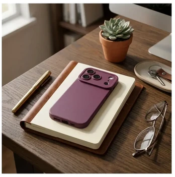 Dėklas Oem Case for iPhone 17 Pro / 18 Pro Matt 2.0 dark cherry