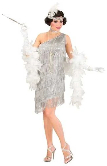 Widmann Sølv flapper kjole