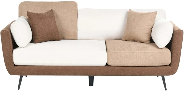 Beliani Trivietė sofa BOLGA ruda
