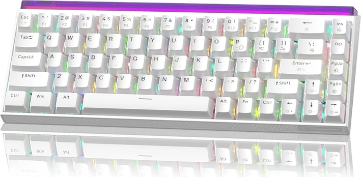 Magegee Air68 Wireless White, RGB, Poseidon Switch, US