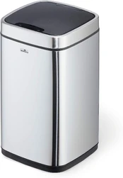 DURABLE Sensor Abfalleimer NO TOUCH 12l metallic sidabrinis kaina