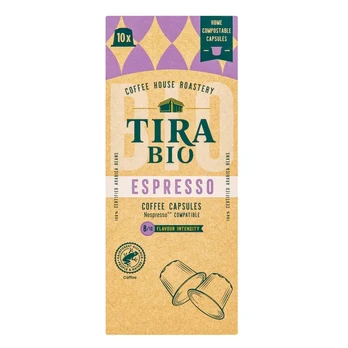 Kavos kapsulės TIRA BIO ESPRESSO, 10 vnt.