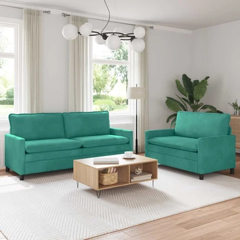 Sofa Sofos komplektas 2 pcs Turkio Aksomas