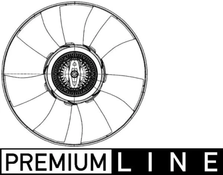 Ventiliatorius, radiatoriaus MAHLE CFF 500 000P