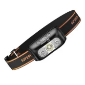Superfire HL05-D priekinis žibintas, 110lm, USB kaina