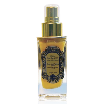 La Sultane de Saba Gold & Champagne Anti-Ageing Elixir Aukso eliksyras veidui, 50ml