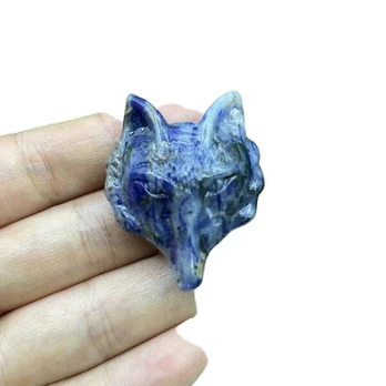 Akmens vilko pakabukas, created-sapphire
