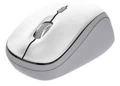 TRUST Mouse YVI+, belaidė, ekologiška, balta