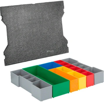 Bosch Lagaminų sistema L-Boxx inset box set 13 pcs